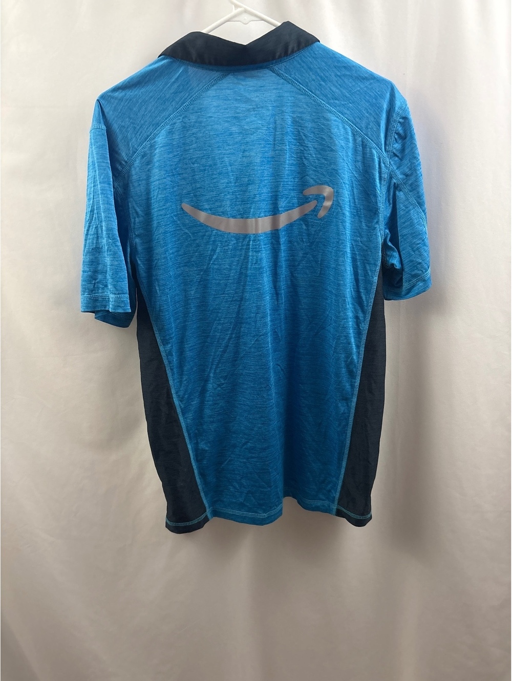 Amazon Men's High Heat Polo Shirt Size Medium Blue Employee Worker Uniform - Picture 5 of 5